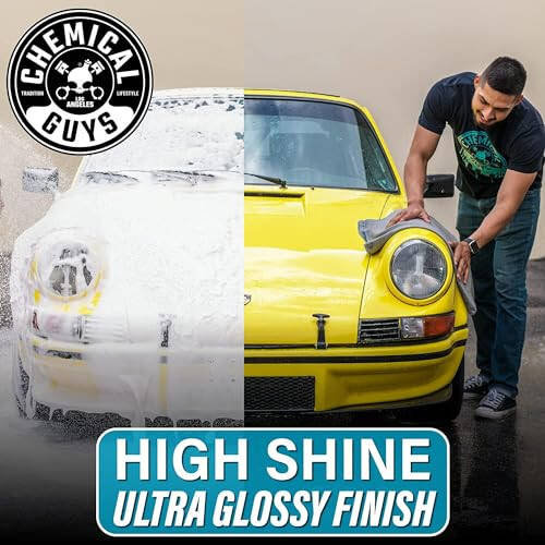 Chemical Guys CWS21216 HydroSuds Ceramic SiO2 Shine High Foaming Car Wash Soap (Works with Foam Cannons, Foam Guns or Bucket Washes) For Cars, Trucks, Motorcycles, RVs & More, 16 fl oz, Berry Scent - 5