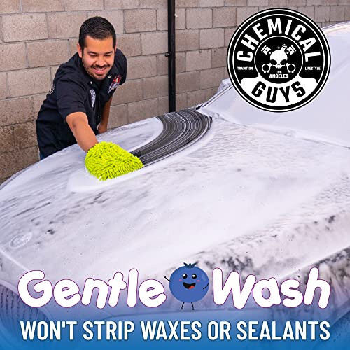 Chemical Guys CWS21616 Blueberry Snow Foam Car Wash Soap (Works with Foam Cannons, Foam Guns or Bucket Washes), Safe for Cars, Trucks, SUVs, Jeeps, Motorcycles, RVs & More, 16 fl. Oz (Pack of 2) - 3