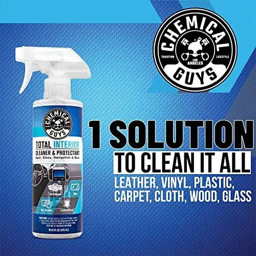 Chemical Guys HOL357 Clean & Shine Car Wash Starter Kit - Safe for Cars, Trucks, Motorcycles, SUVs, Jeeps, RVs & More (7 Piece Set, Including 3 16 oz. Car Detailing Chemicals) - Chemical