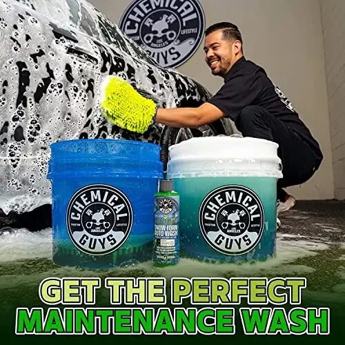 Chemical Guys, Honeydew Snow Foam Car Wash Soap, Foam Cannon, 16 oz, 2 Pk | High-foaming pH-balanced suds for cannons, guns or buckets, gentle on wax and coatings - 6
