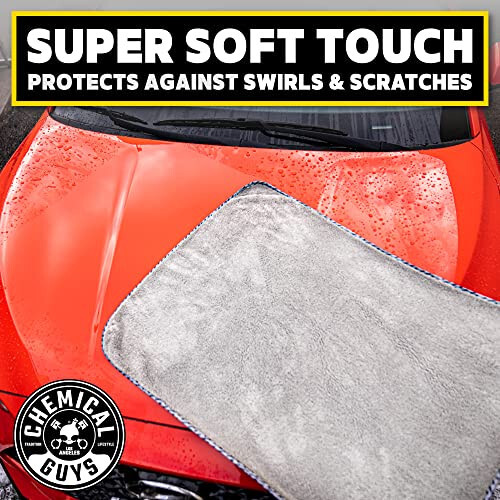 Chemical Guys MIC1995 Woolly Mammoth Katta, Super Absorbtiv va Yumshoq Mikrofiber Sochiqlar Avtomobillar Uchun - 36