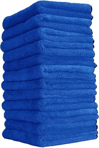 Chemical Guys Professional Grade Premium Microfiber Towels - Blue, 16