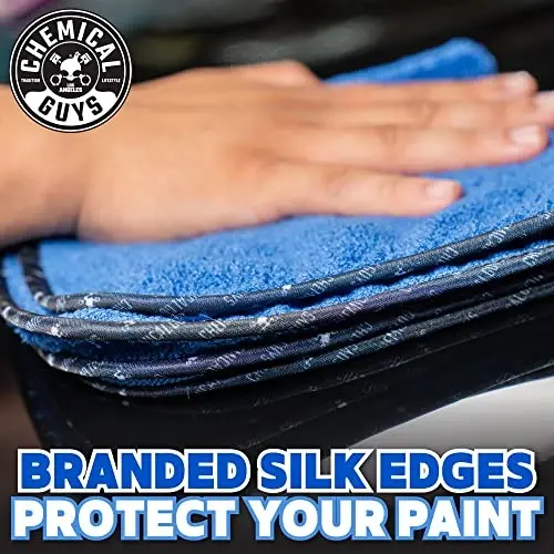 Chemical Guys Professional Grade Premium Microfiber Towels - Blue, 16