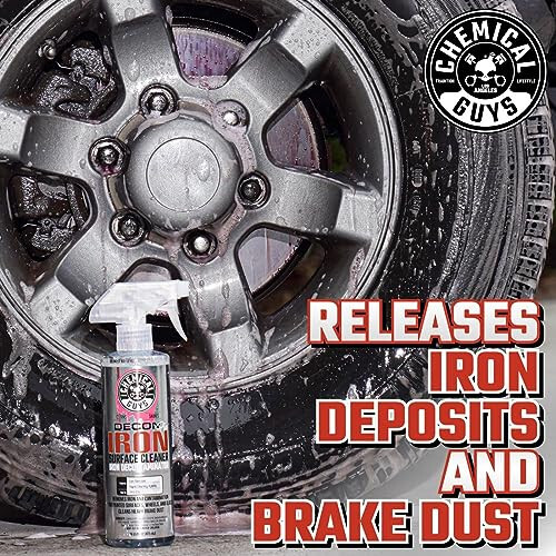 Chemical Guys SPI21516 Decon Pro Iron Remover and Wheel Cleaner, For Wheels, Brakes, Calipers, Tires, Exterior, 16 fl oz - 3