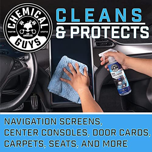 Chemical Guys SPI22016 Total Interior Cleaner and Protectant, Safe for Cars, Trucks, SUVs, Jeeps, Motorcycles, RVs & More, 16 fl oz - 3