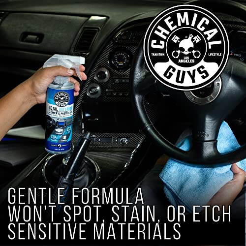 Chemical Guys SPI22016 Total Interior Cleaner and Protectant, Safe for Cars, Trucks, SUVs, Jeeps, Motorcycles, RVs & More, 16 fl oz - 6