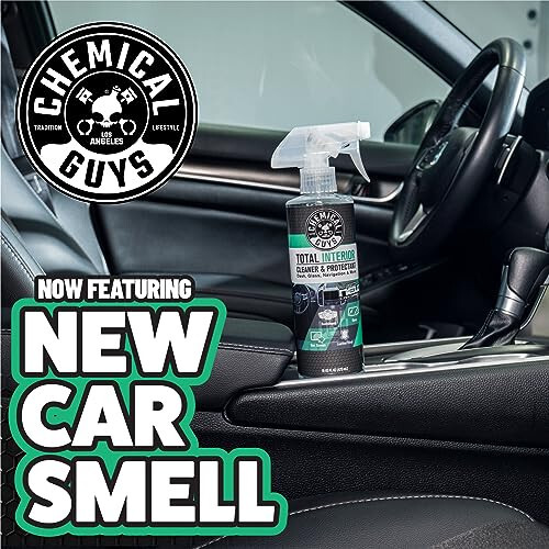 Chemical Guys SPI23416 Total Interior Cleaner and Protectant, New Car Smell, (Safe for Cars, Trucks, SUVs, Jeeps, RVs & More) 16 fl oz (Pack of 2) - 2