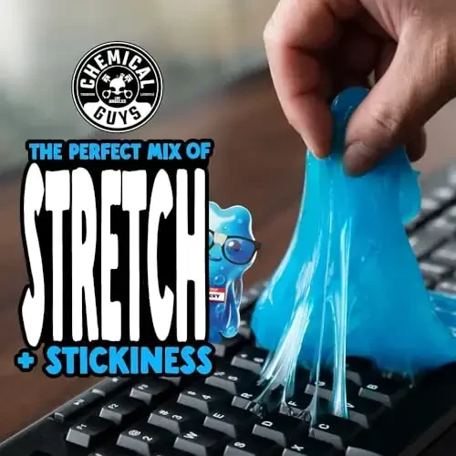 Chemical Guys Sticky Icky Car Cleaning Gel, Green Apple & Sweet Strawberry Scent - Detailing Kit, Car Dust Crevice Cleaner, Slime Auto Air Vent, Cleaning Putty for Keyboard Cleaner (4 Pack) - CJK1004 - 6
