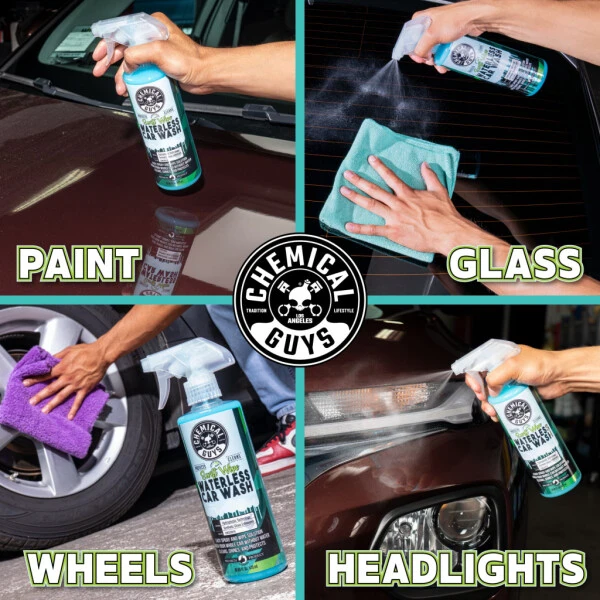 Chemical Guys Swift Wipe Waterless Car Wash, 16 oz- - 3