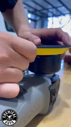 Chemical Guys TORQX Dual Action Random Orbital Polisher for Cars – Professional Car Buffer for Trucks and SUVs – 700W Motor, 8mm Orbit, Lightweight 4.7 lb Design, Paint Correction - 7