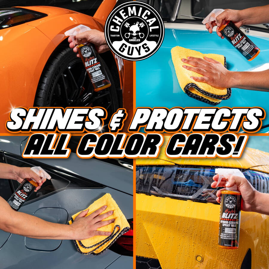 Chemical Guys WAC23916 - HydroBLITZ Hybrid Ceramic Spray Wax (16 fl oz) - 7