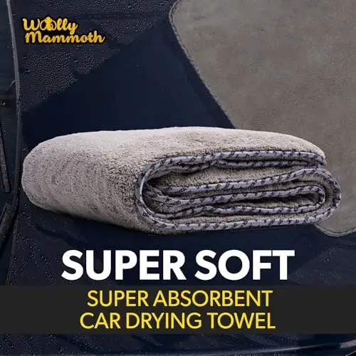 Chemical Guys, Woolly Mammoth Large Microfiber Drying Towel, 36 x 25 in (Pack of 6) - Chemical Guys (1)