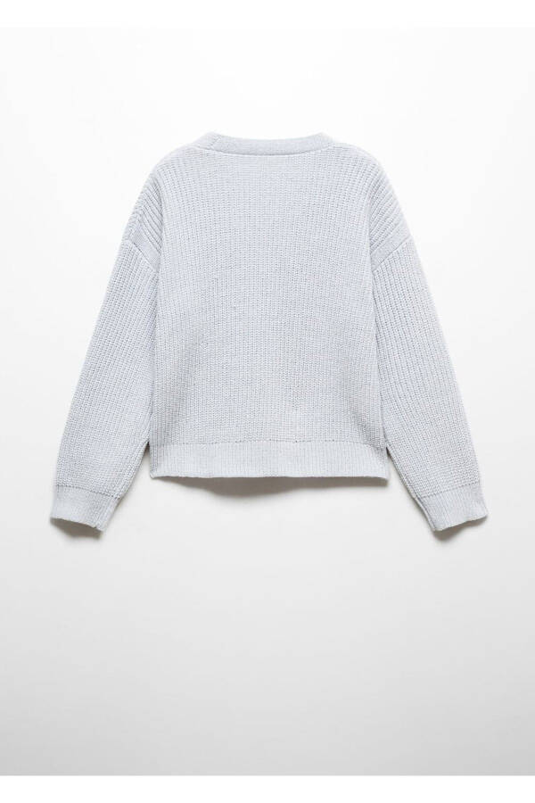 Chenille Knit Cardigan - 4