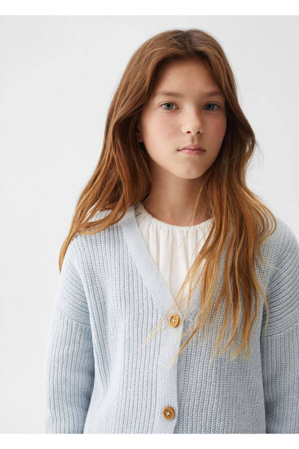 Chenille Knit Cardigan - 5