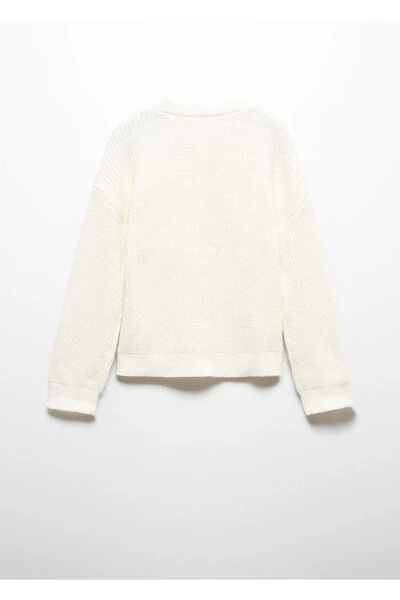 Chenille Knit Cardigan - 4