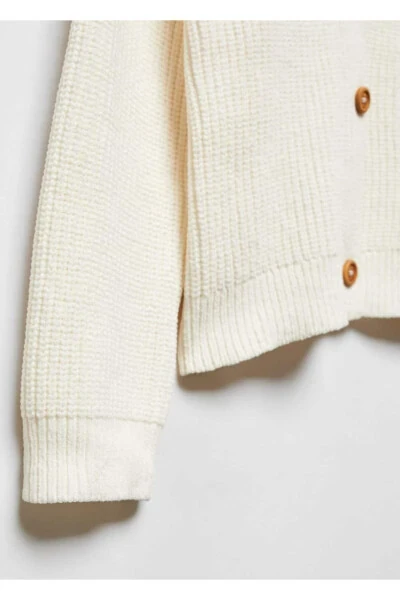 Chenille Knit Cardigan - 5