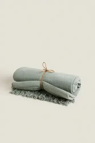 Chenille Pique - Blue green - 7