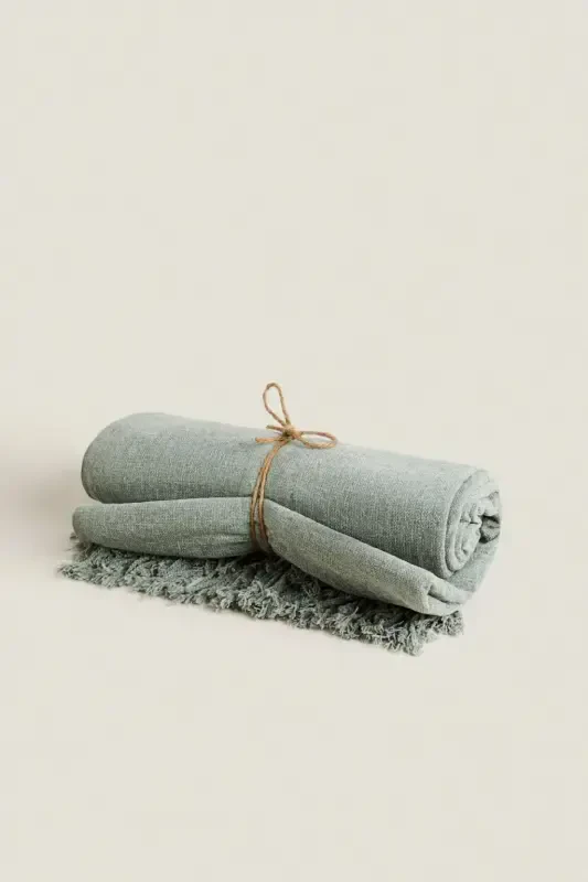 Chenille Pique - Blue green - 7