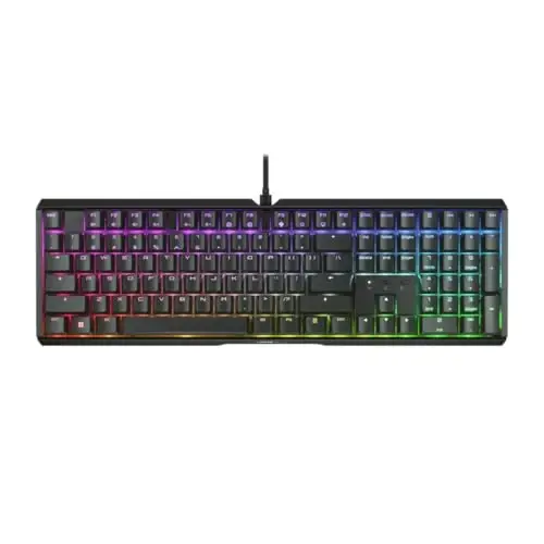 CHERRY XTRFY MX 3.1 Mechanical Wired Gaming Keyboard | New MX2A Switches (Black, MX2A Brown) - 1