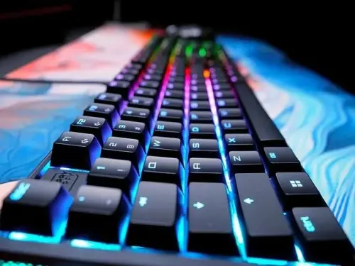 CHERRY XTRFY MX 3.1 Mexanik simli oʻyin klaviaturasi | Yangi MX2A Switchlari (Qora, Qizil MX2A) - 4