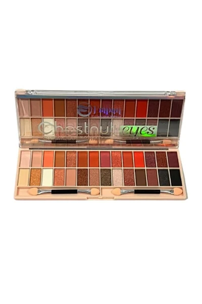 Chesnut 28 Color Eyeshadow Palette - FRAPAN