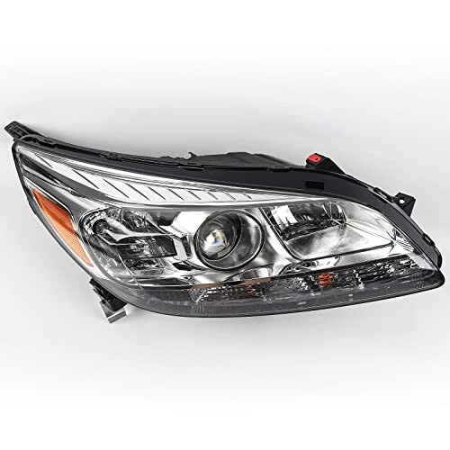 VLINCAR for Chevy Malibu 2013 2014 2015 Headlight Assembly 2016 Malibu Limited Head Light Replacement Halogen Headlamp Right Passenger Side 23294939 - 3