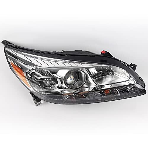 VLINCAR for Chevy Malibu 2013 2014 2015 Headlight Assembly 2016 Malibu Limited Head Light Replacement Halogen Headlamp Right Passenger Side 23294939 - 3