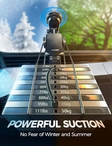 CHGeek Wireless Car Charger with Phone Holder Mount, 15W Fast Charging Auto Clamping Phone Holders for You Car Windshield Dashboard Air Vent Accessories for iPhone, Samsung Galaxy, Google, etc - 6