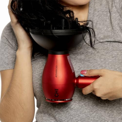 CHI 1875 Series Advanced Ionic Compact Hair Dryer, Blow Dryer For Ultra-Fast Hair Drying, Reduces Frizz & Increases Shine, 3 Heat + 2 Speed Settings, 16 Oz - 4