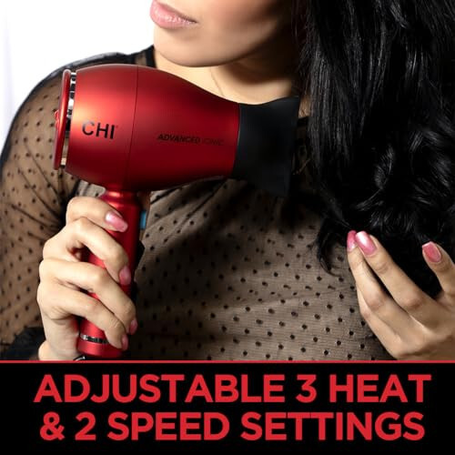 CHI 1875 Series Advanced Ionic Compact Hair Dryer, Blow Dryer For Ultra-Fast Hair Drying, Reduces Frizz & Increases Shine, 3 Heat + 2 Speed Settings, 16 Oz - 5