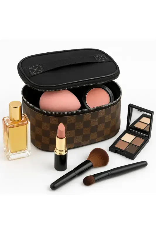 Chic Make-up Bag - Multi-Purpose Makeup Bag Combining Style and Functionality - 7