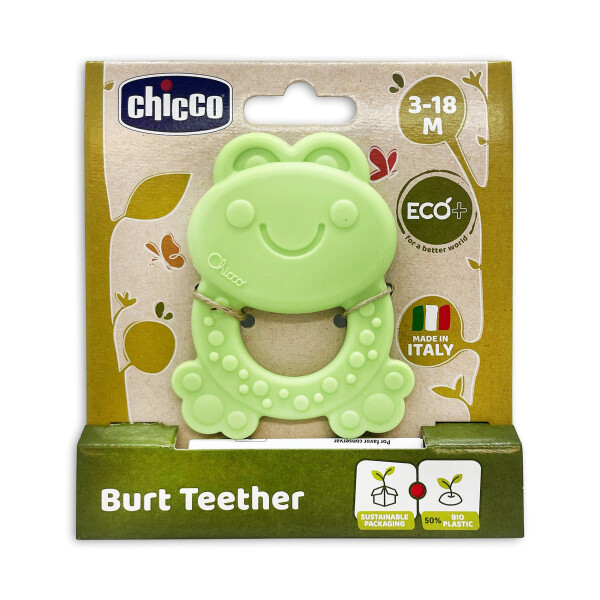 Chicco Burt Teether 3-18 Months - Green - 3