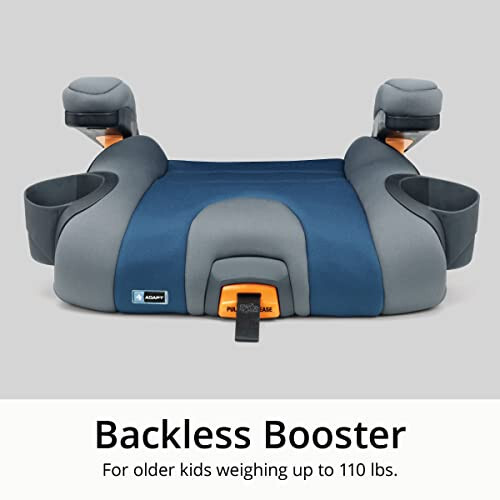 Chicco KidFit Adapt Plus 2-in-1 Belt-Positioning Booster Car Seat, Backless and High Back Booster Seat, for Children Aged 4 Years and up and 40-100 lbs. | Ember/Black - 5