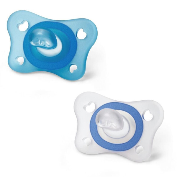 Chicco PhysioForma Mini Soft 2 dona emzik 2-6 oylik o'g'il bolalar uchun - 2