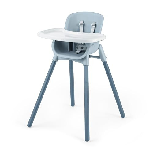 Chicco Zest 4-in-1 Folding High Chair, Feeding Chair, Toddler Chair and Youth Stool, Multi-Use Easy Clean High Chair | Capri/Blue - 19