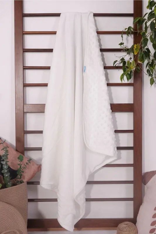 Chickpea Baby Blanket - Cream Double Size Large Size 100 * 120 Cm. Inside is as in the visual. - 3