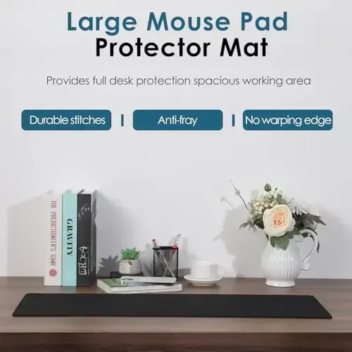 Dizzy Balloon Large Extended Mouse Pad with Durable Stitched Edges, 31.50