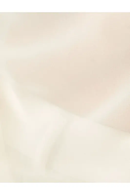 Chiffon Blouse Ruffled V Neck Balloon Sleeve - 6