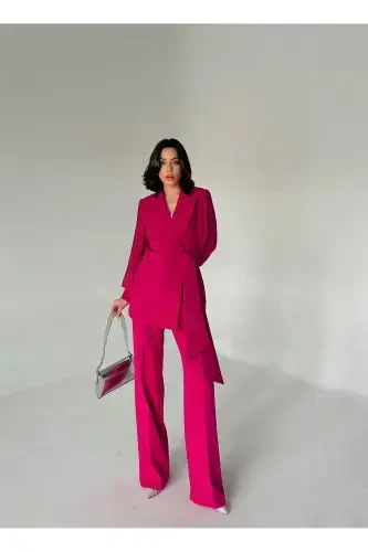 Chiffon Sleeve Two-Piece Set - 3