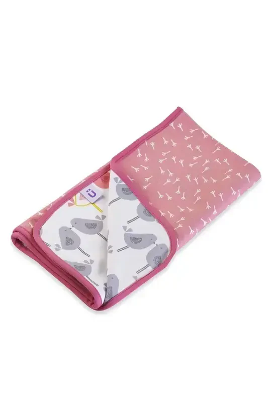 Chift Tarafli Bebek Battaniyesi-Pembe - 2