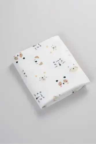 Chift Tarafli Bebek Va Bola Battaniye %100 Pamuk Oeko-teks Sertifikatli 100x85 Sm-Koala - 6