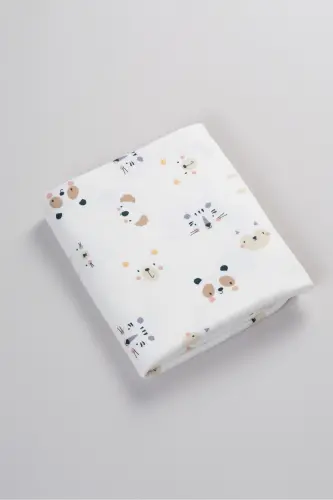Chift Tarafli Bebek Va Bola Battaniye %100 Pamuk Oeko-teks Sertifikatli 100x85 Sm-Koala - 6