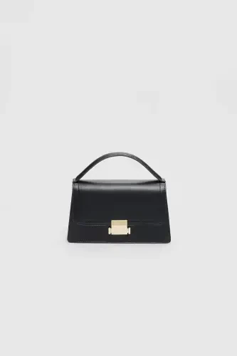 Chift tutqichli o'ramali sumka - Qora - 1