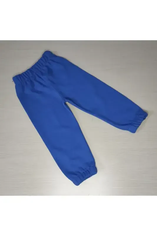 Child Indigo Blue Knitted Thessaloniki Seasonal Single Sweatpants-INDIGO BLUE - 1