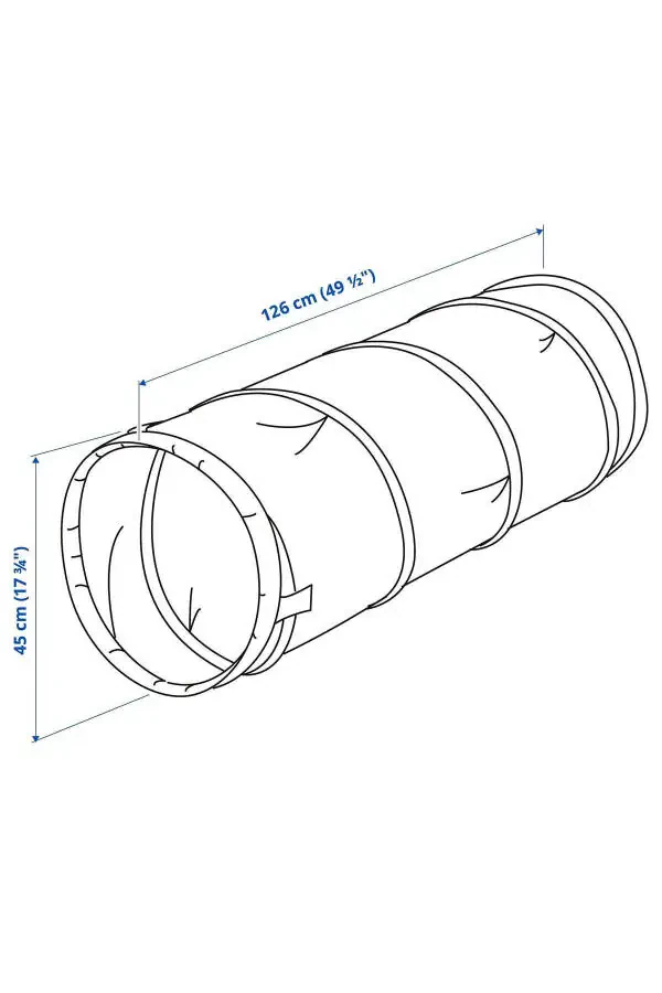 Child Play Tunnel Spiral Tunnel 126cm Protected PC415 - 6