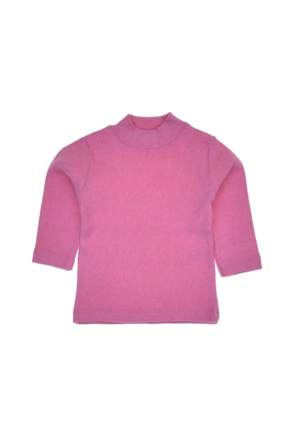 Child with pink turtleneck sweater - 1