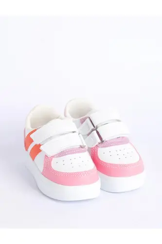 Children's Anatomical Insole Daily Sports Shoe Light-Up Sneaker-Whiteazapinklighted - 4
