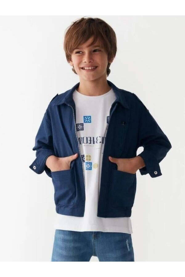 Children's Cotton Seasonal Pocket Jacket - 3