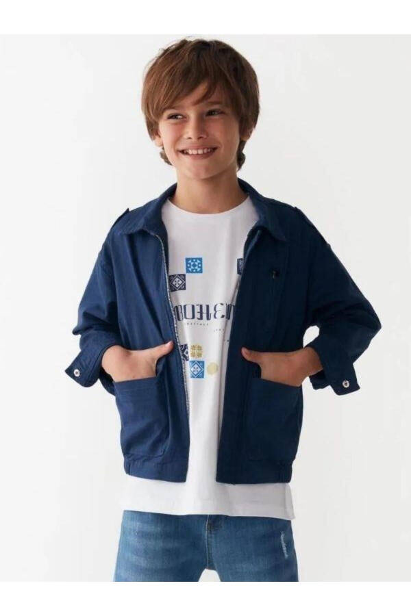 Children's Cotton Seasonal Pocket Jacket - 5