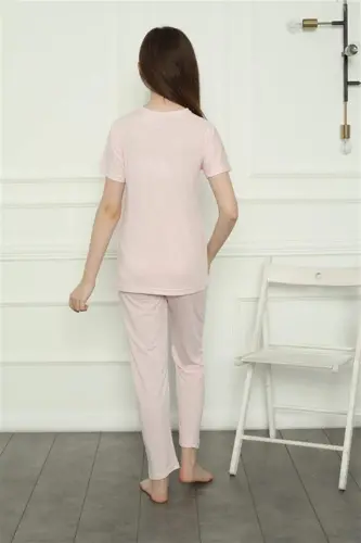 Children's Girl Cotton Pajama Set 20400 - 4